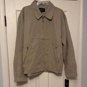 Men’s London fog khaki XXL coat with pockets NWT